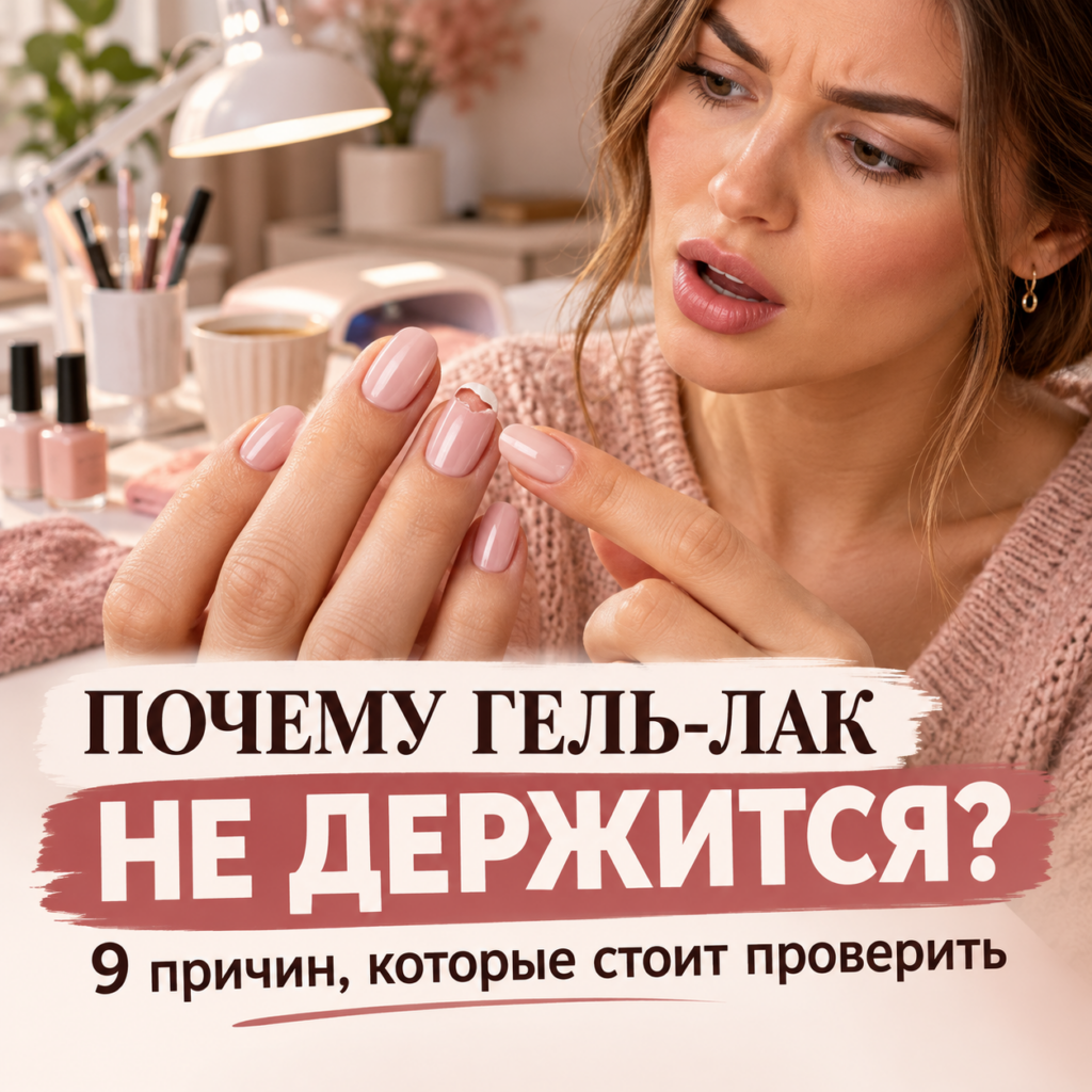 Почему гель-лак не держится?