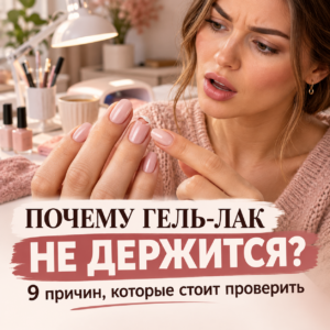 Почему гель-лак не держится?