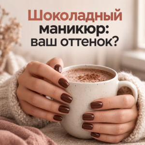 Шоколадный маникюр: кому он идёт и с чем его носить Шоколадный маникюр: кому он идёт и с чем его носить